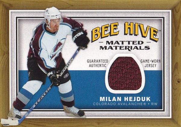 jersey karta MILAN HEJDUK 06-07 Bee Hive Matted Materials číslo MM-MH